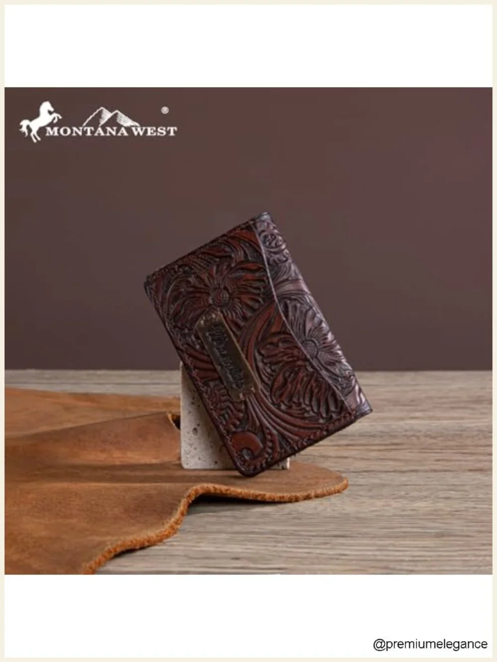 Premium Leather Card Case Wallet Business Card Holder Front Pocket